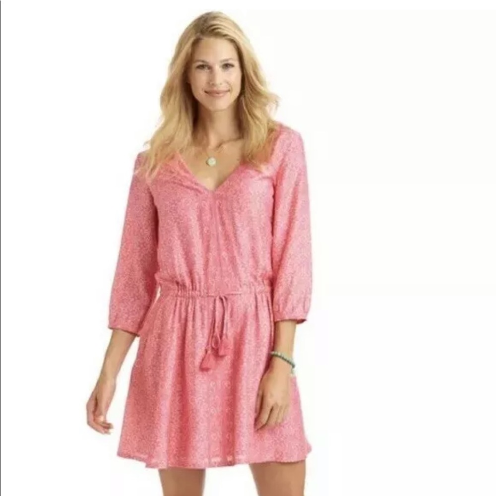 Vineyard Vines Floral All Over Bloussan Dress